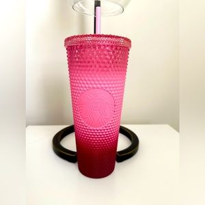 Pink ombré studded cup